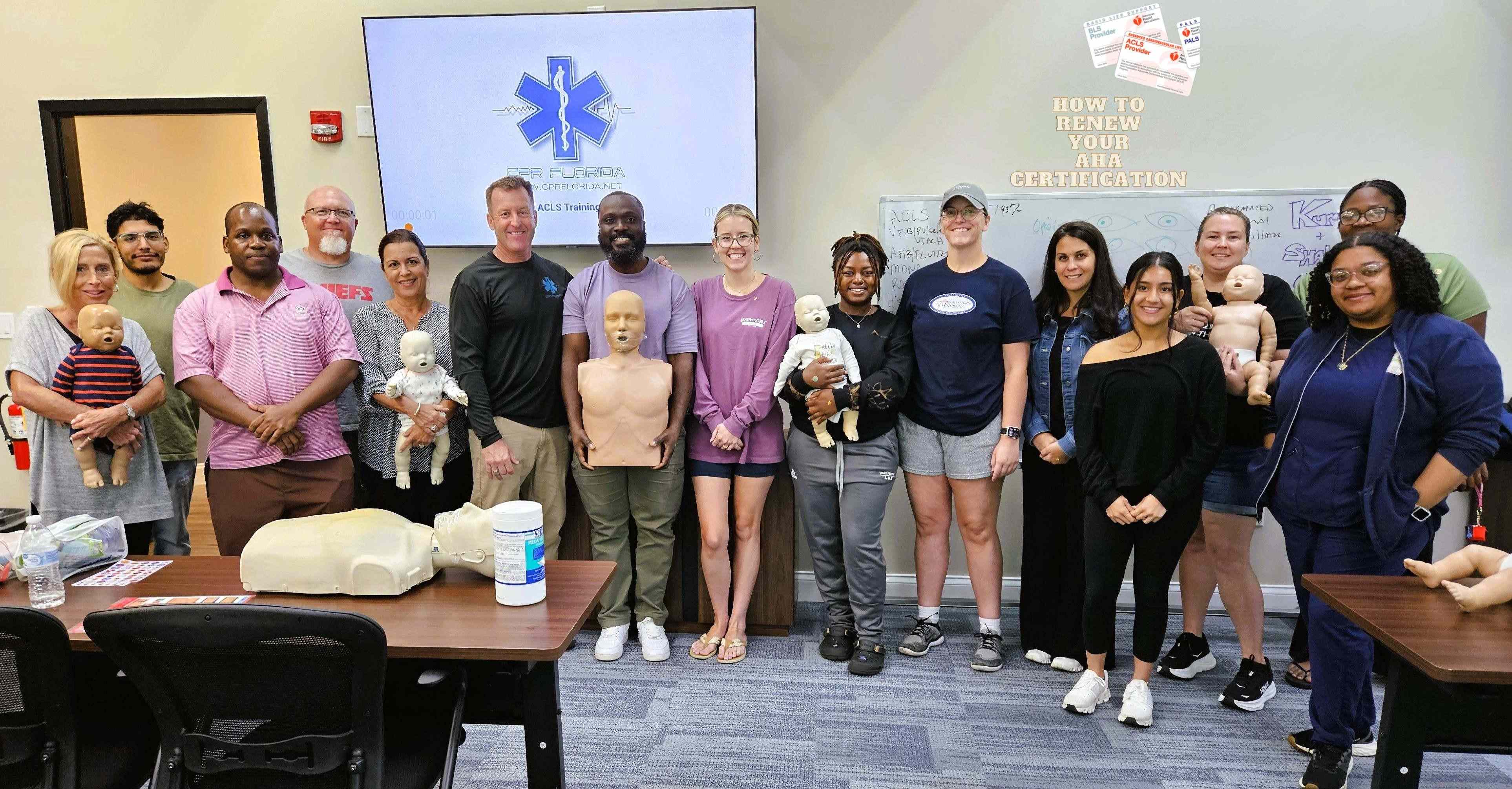 Same day cpr bls acls first aid certification in Port St. Lucie 